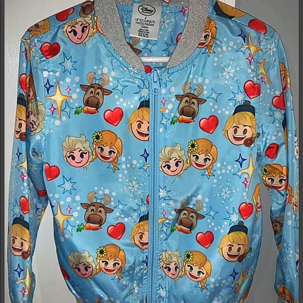 Frozen Windbreaker Jacket Size 4
